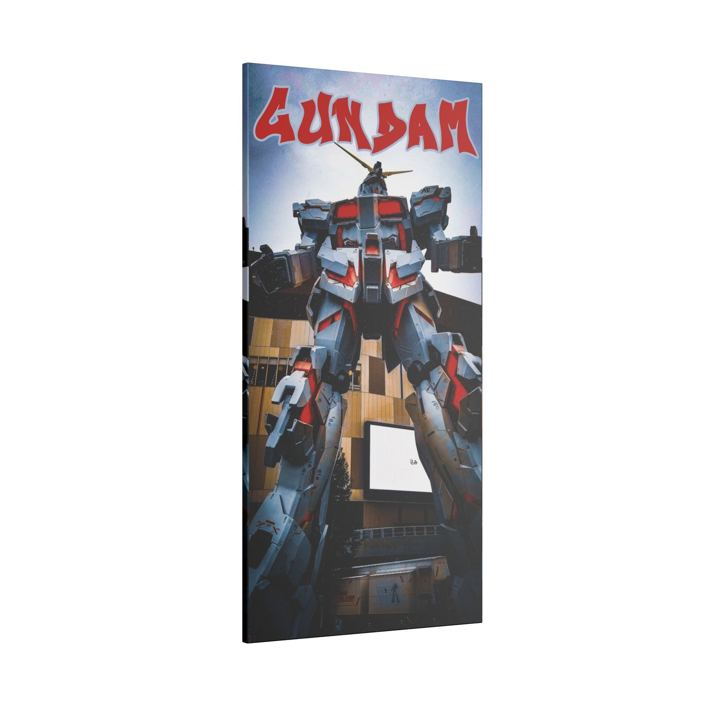 Gundam World Graffiti Matte Canvas, Stretched