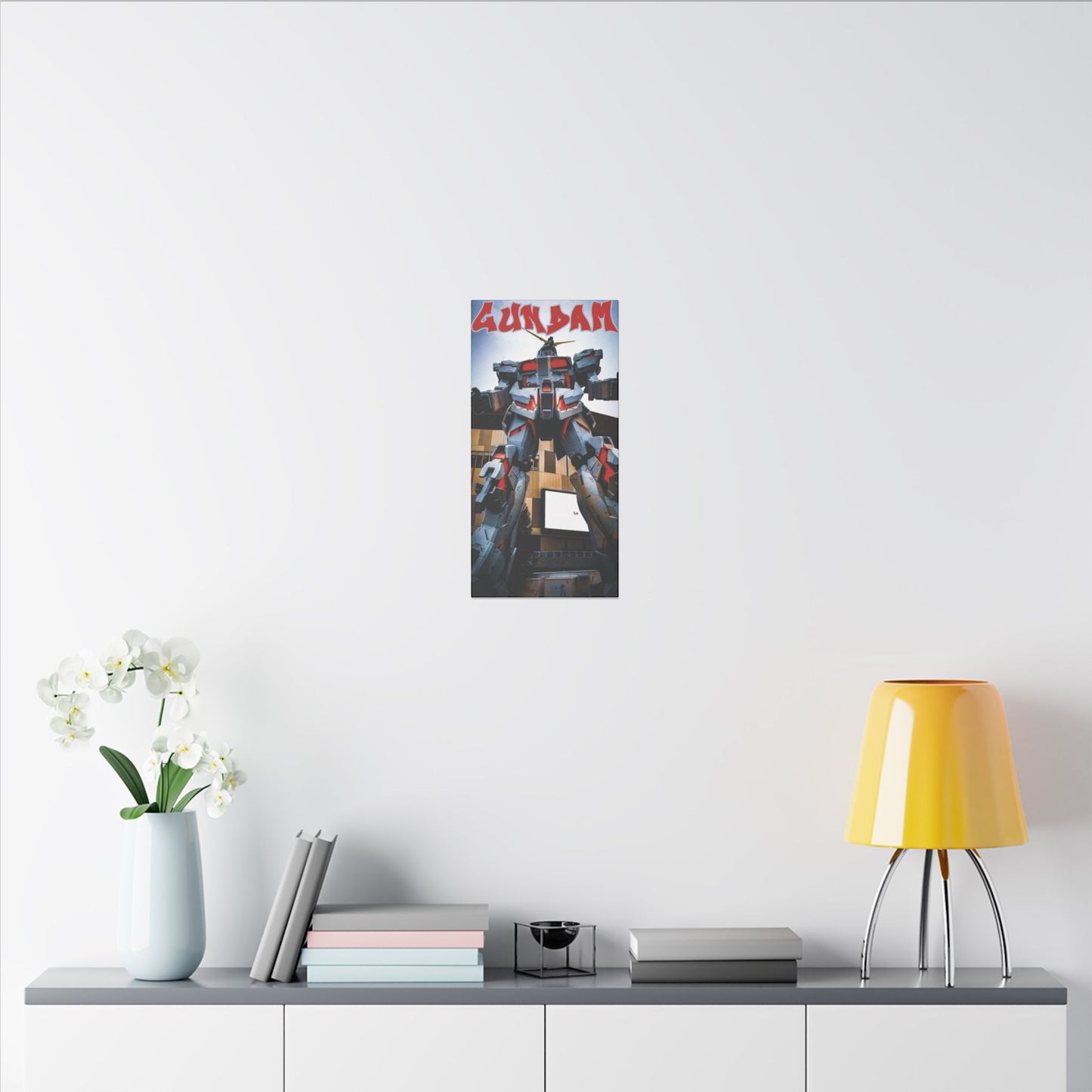 Gundam World Graffiti Matte Canvas, Stretched