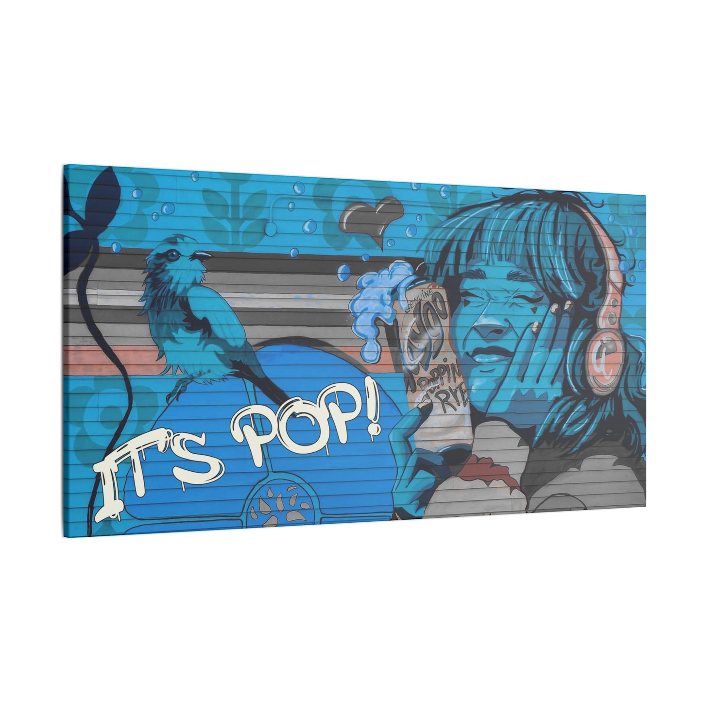 It's Pop! Graffiti Matte Canvas, Stretched