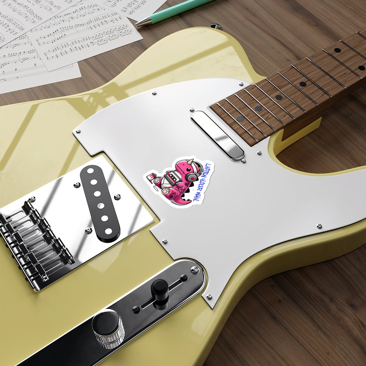 Graffiti Guardians RetroEcho Die-Cut Stickers
