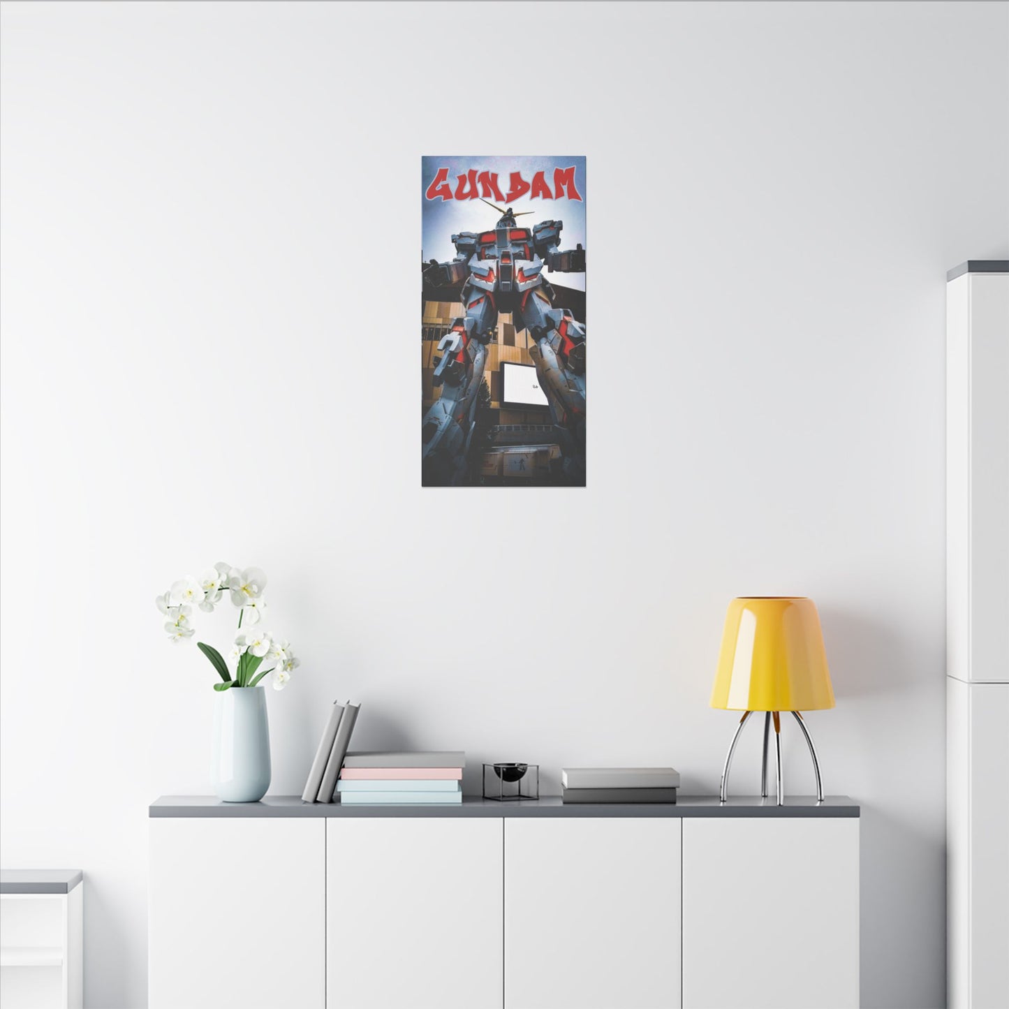 Gundam World Graffiti Matte Canvas, Stretched