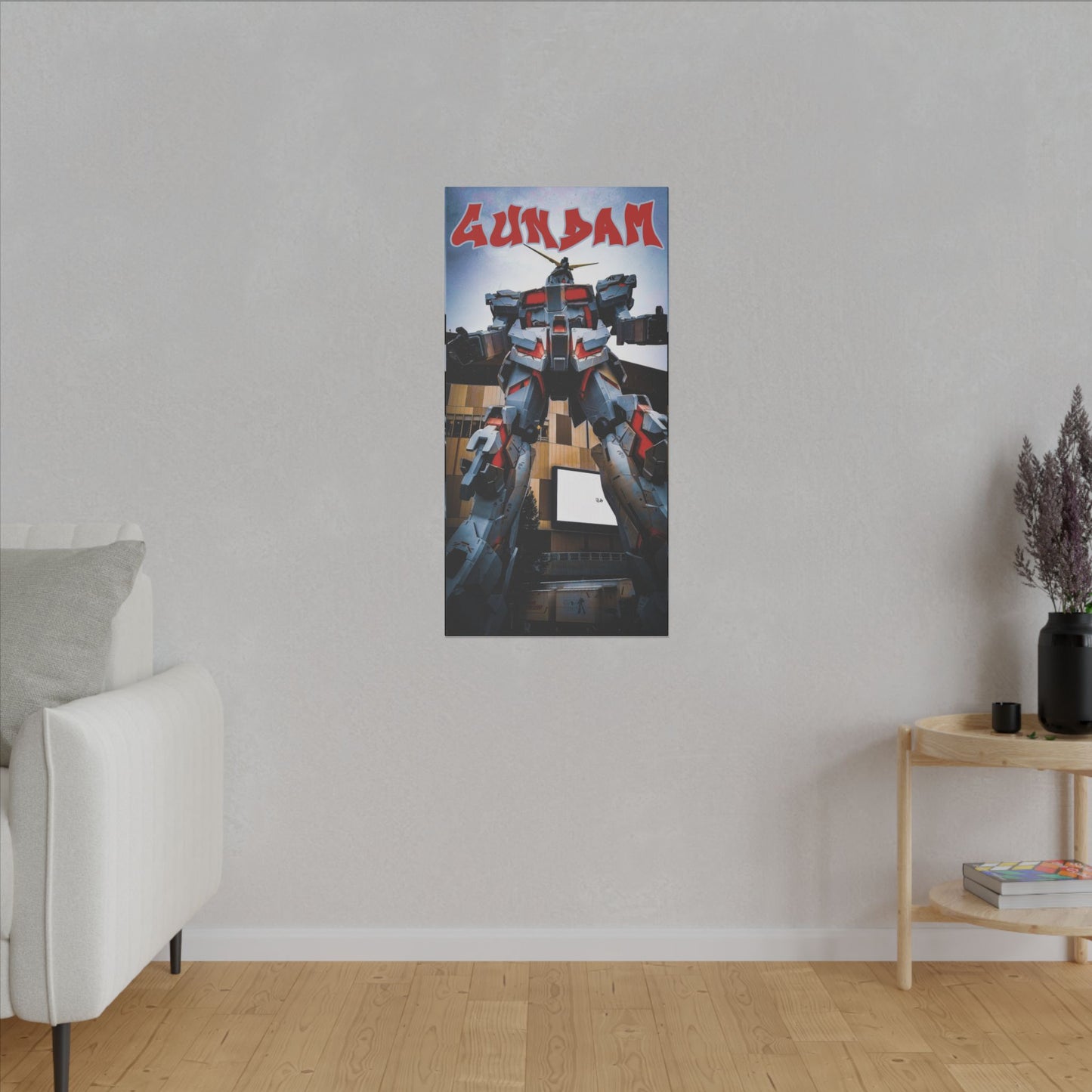 Gundam World Graffiti Matte Canvas, Stretched