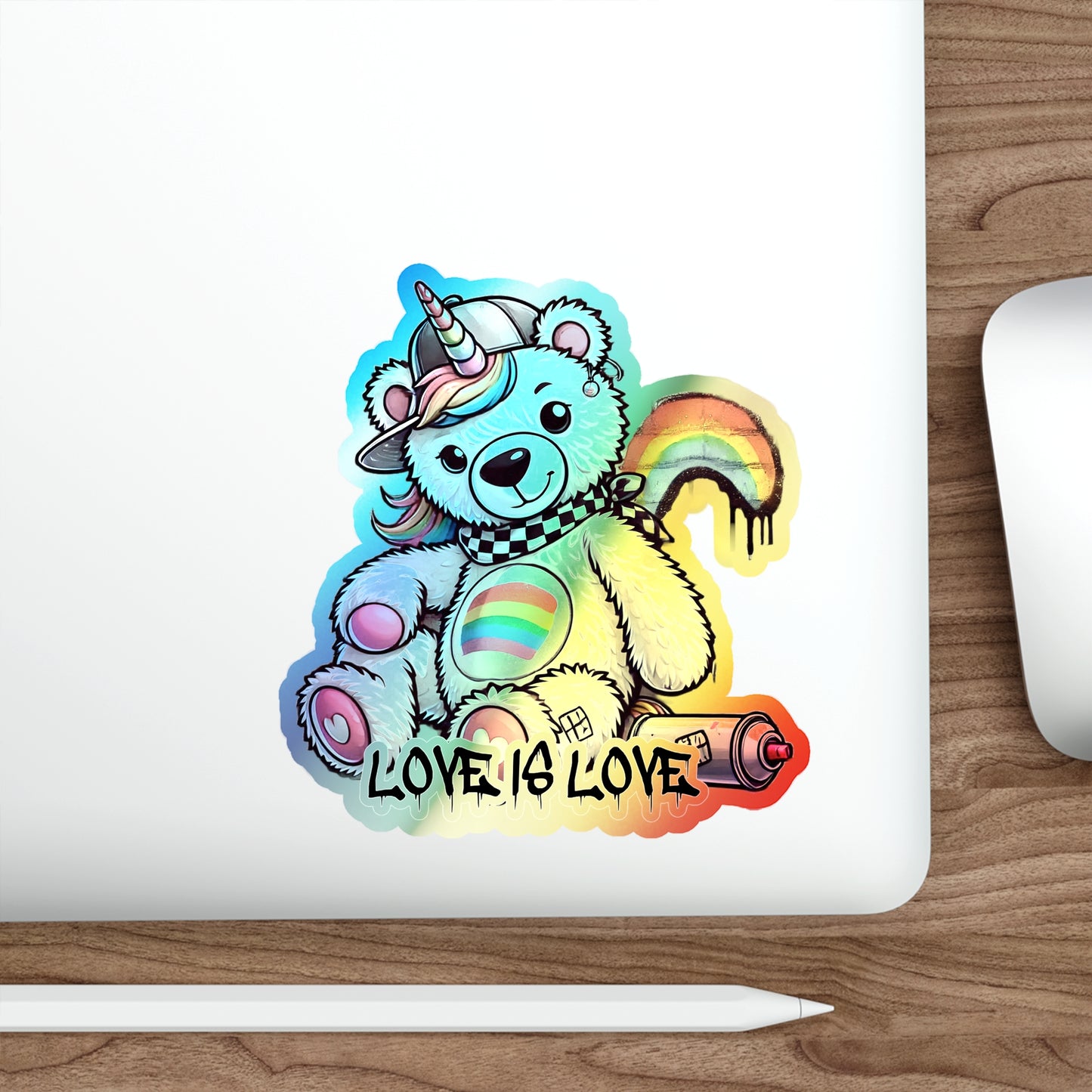 Graffiti Guardians Colorsplash Holographic Die-cut Stickers