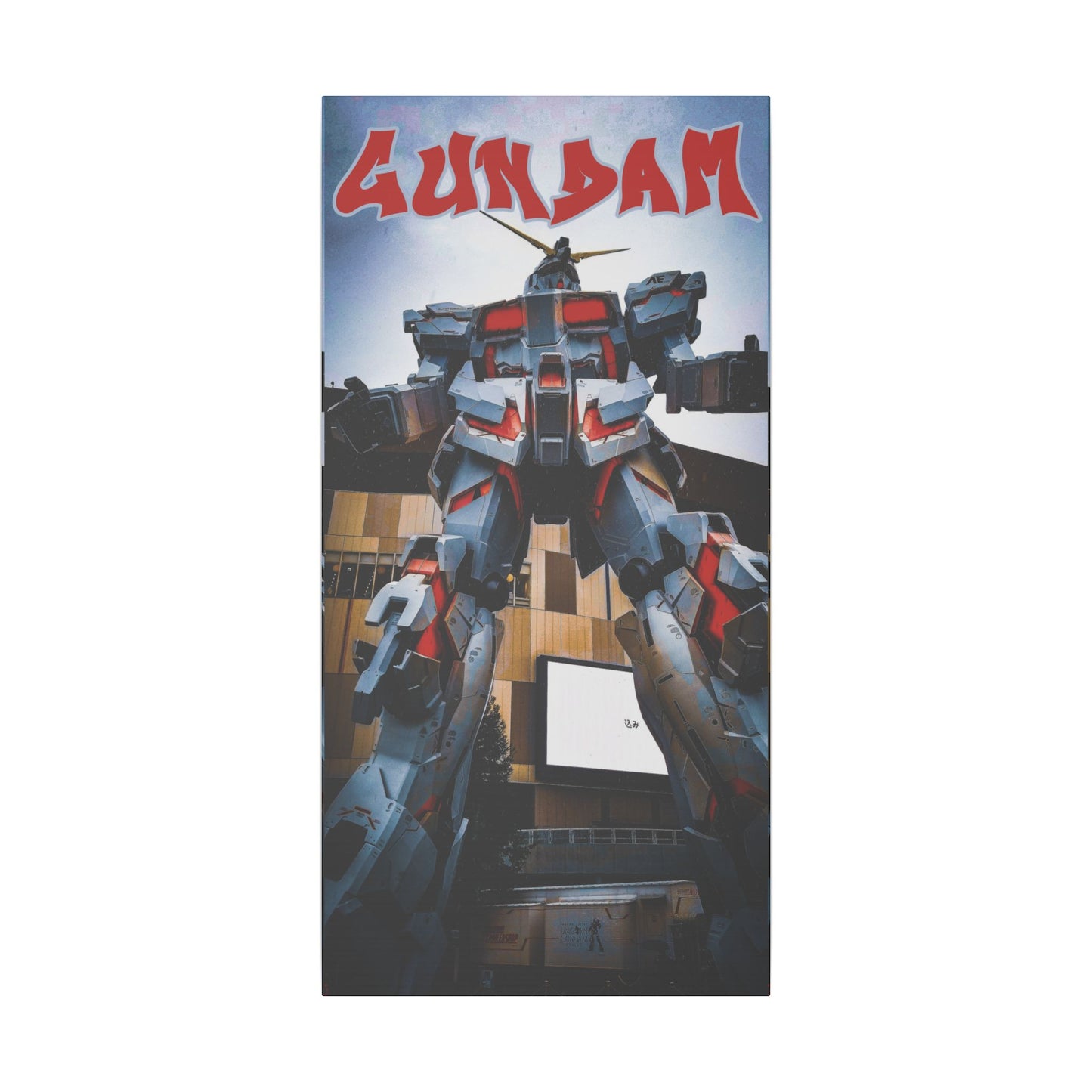 Gundam World Graffiti Matte Canvas, Stretched