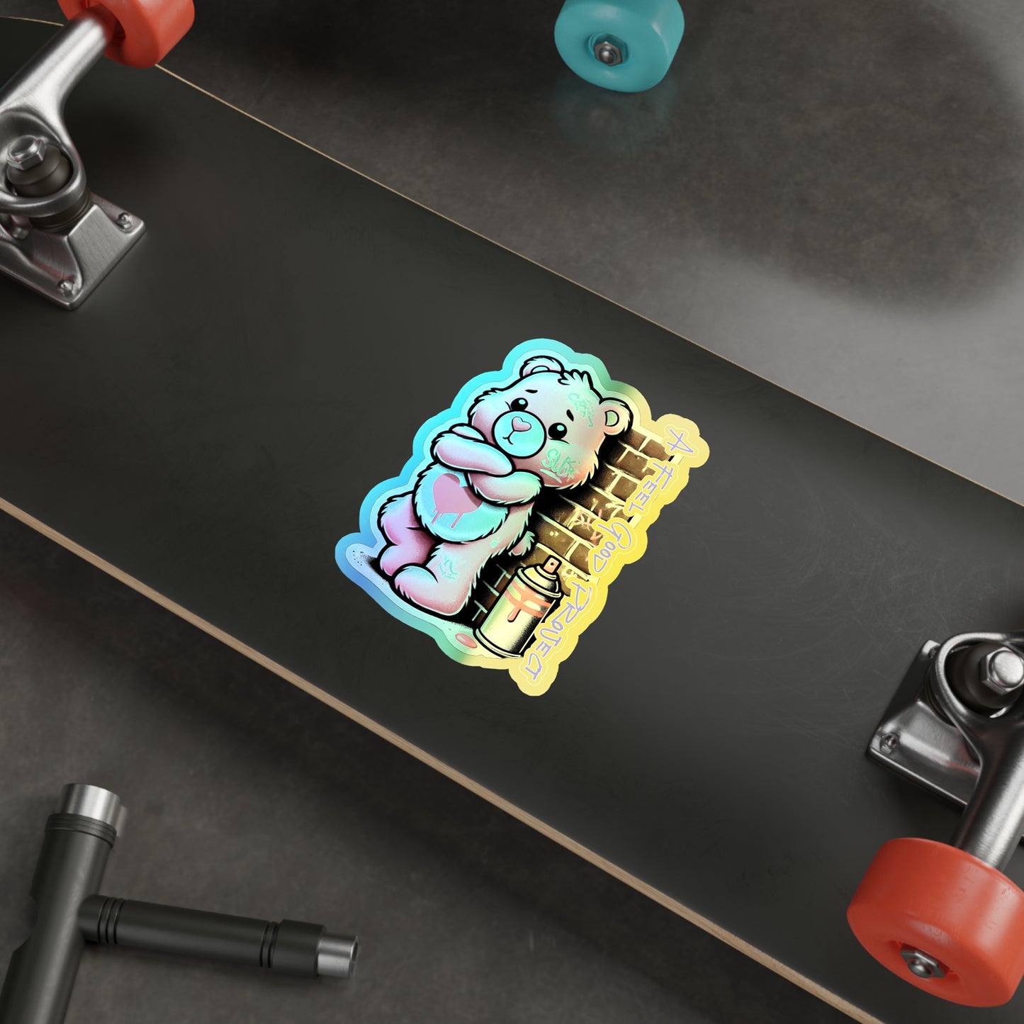 Graffiti Guardians Scribble Holographic Die-cut Stickers