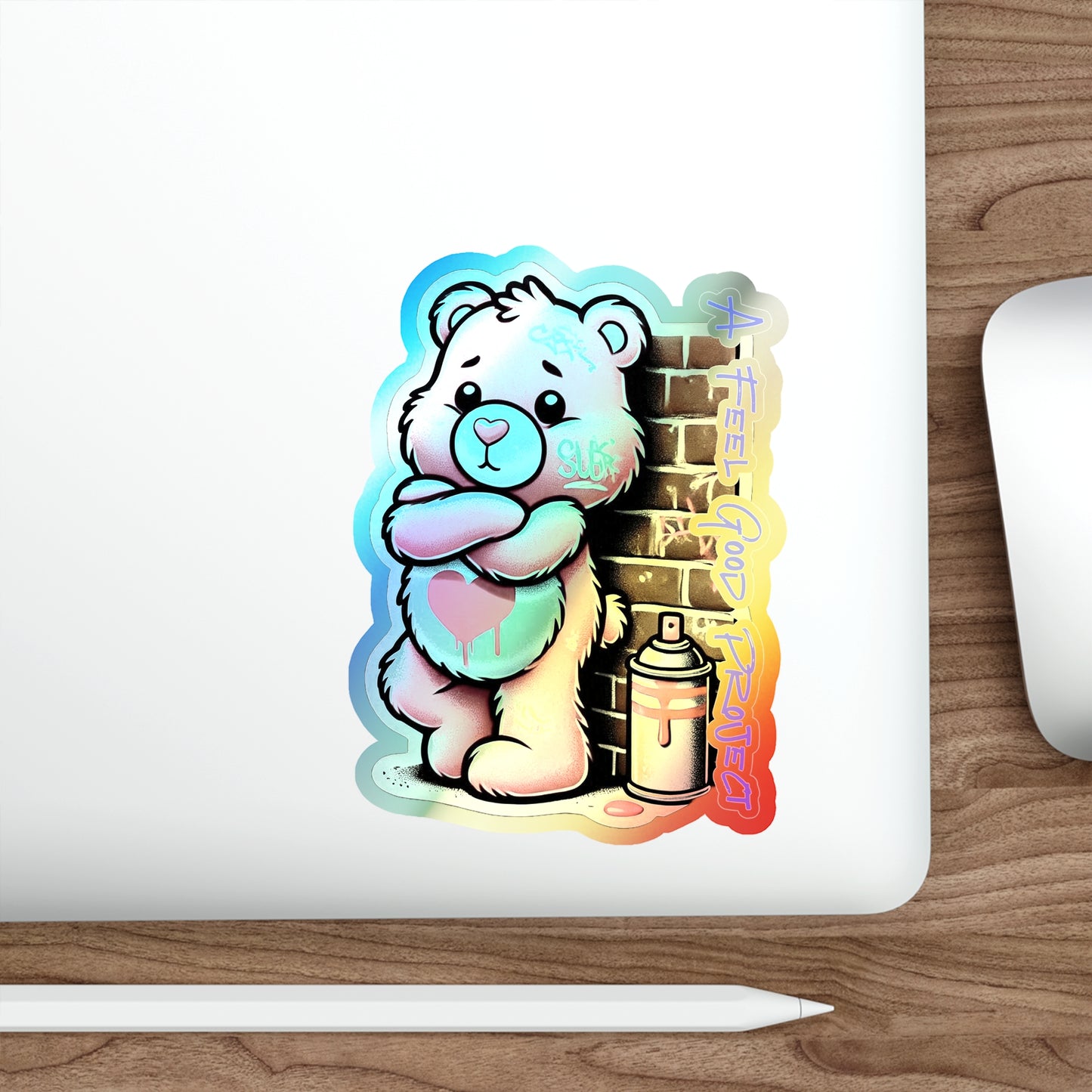 Graffiti Guardians Scribble Holographic Die-cut Stickers