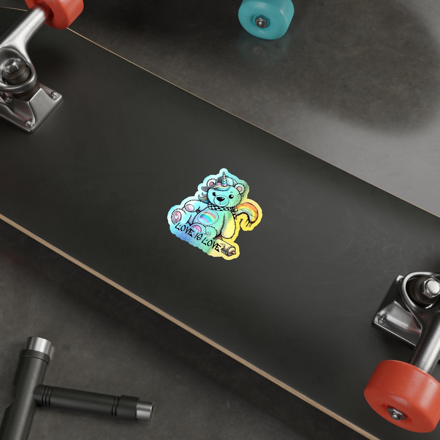 Graffiti Guardians Colorsplash Holographic Die-cut Stickers