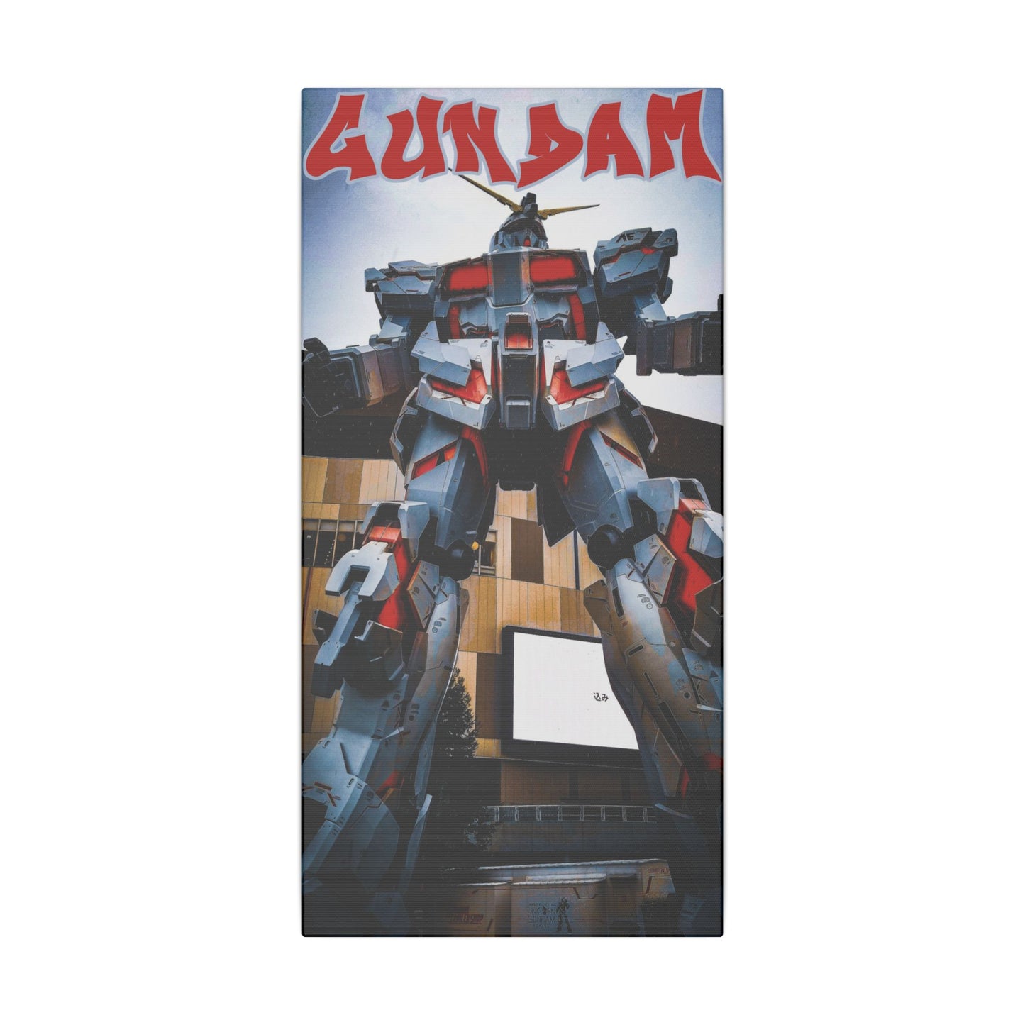 Gundam World Graffiti Matte Canvas, Stretched