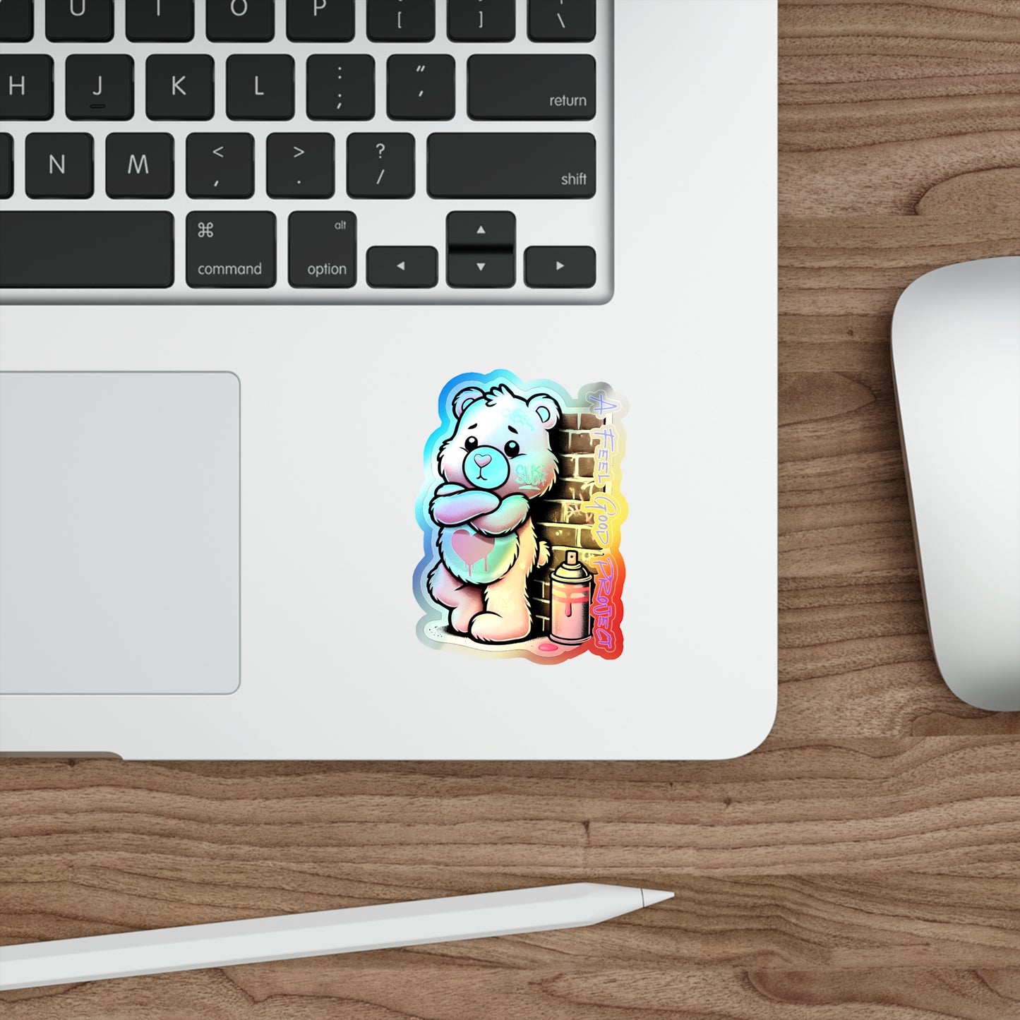 Graffiti Guardians Scribble Holographic Die-cut Stickers