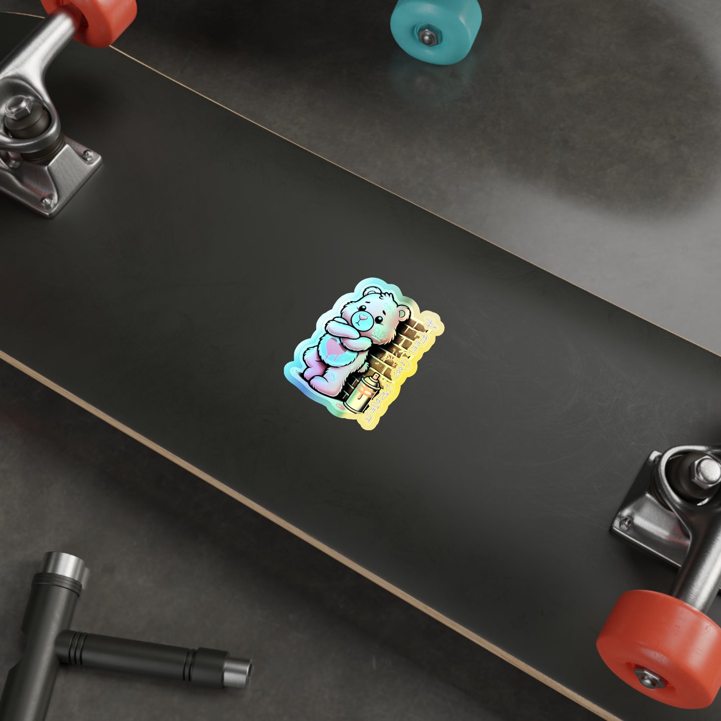 Graffiti Guardians Scribble Holographic Die-cut Stickers