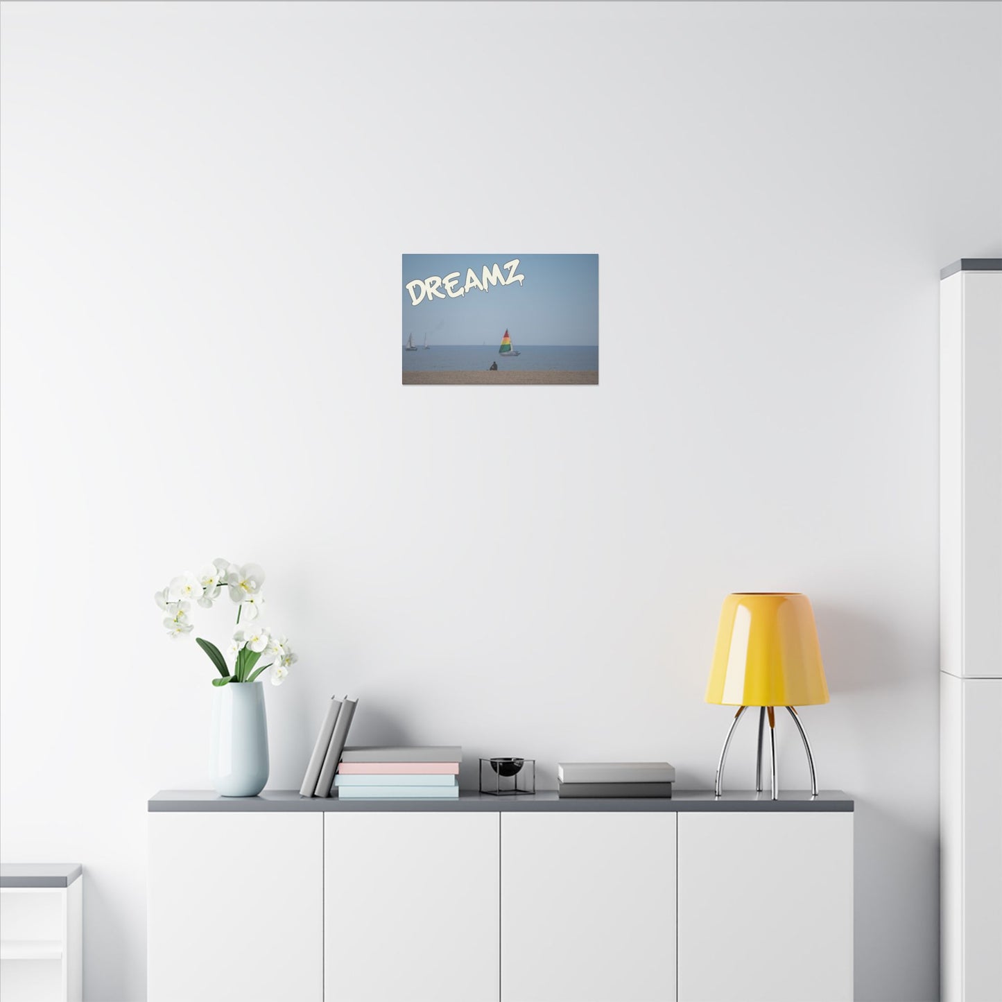 Dreamz - World Graffiti Matte Canvas, Stretched