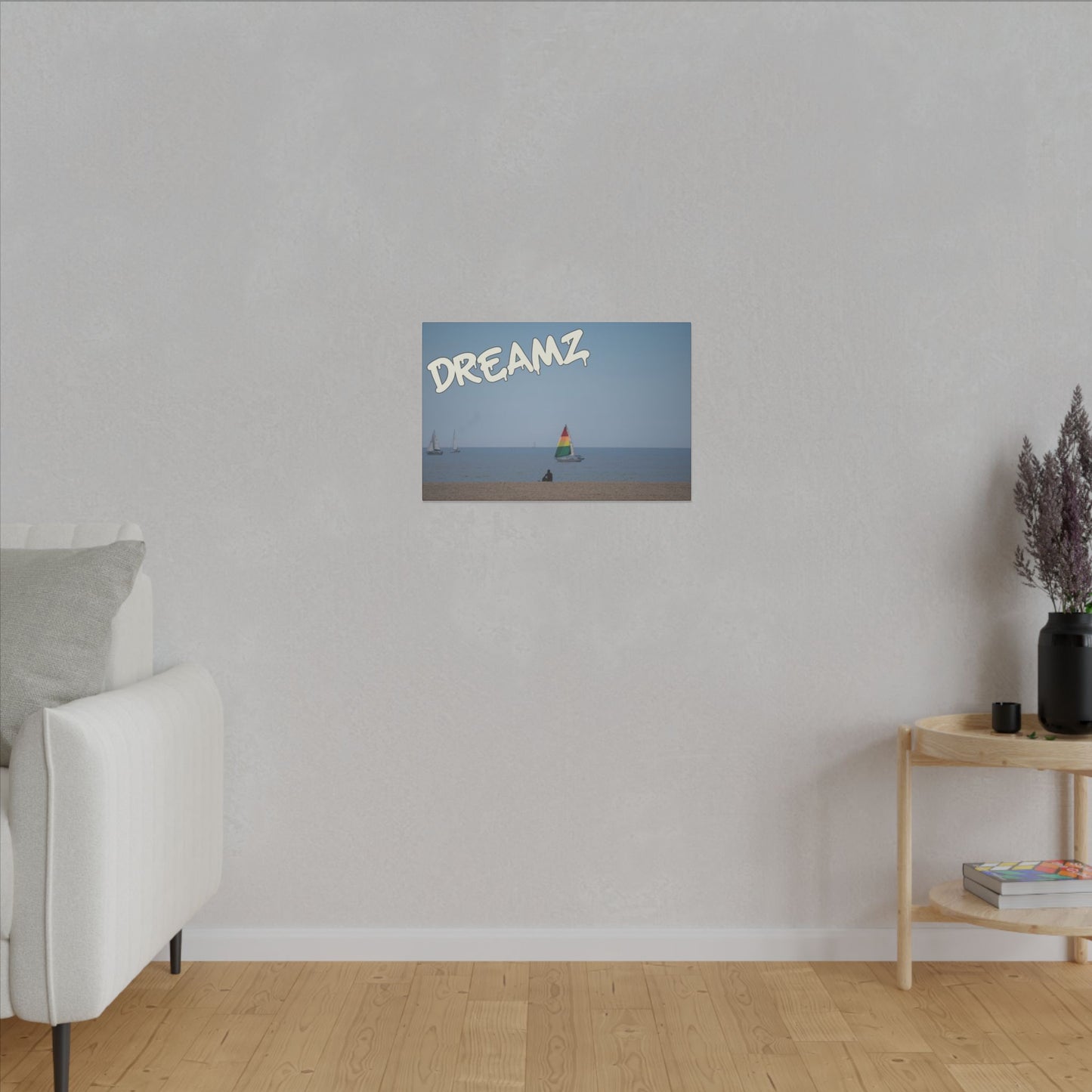 Dreamz - World Graffiti Matte Canvas, Stretched