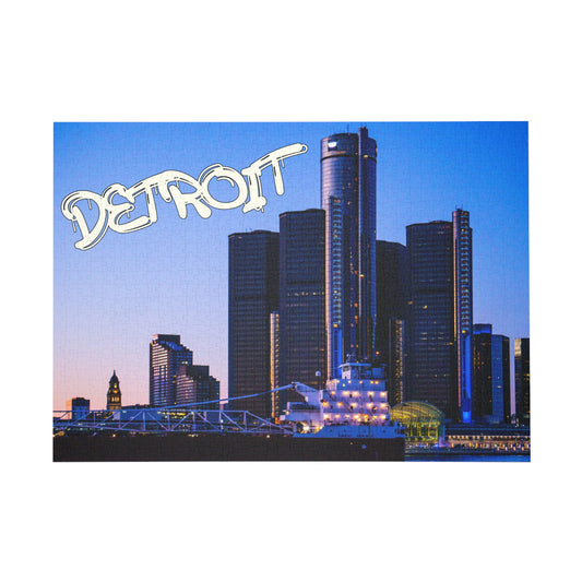 Detroit + World Graffiti Puzzle (500, 1000-Piece)
