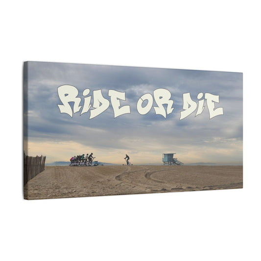 Ride or Die? World Graffiti Matte Canvas, Stretched