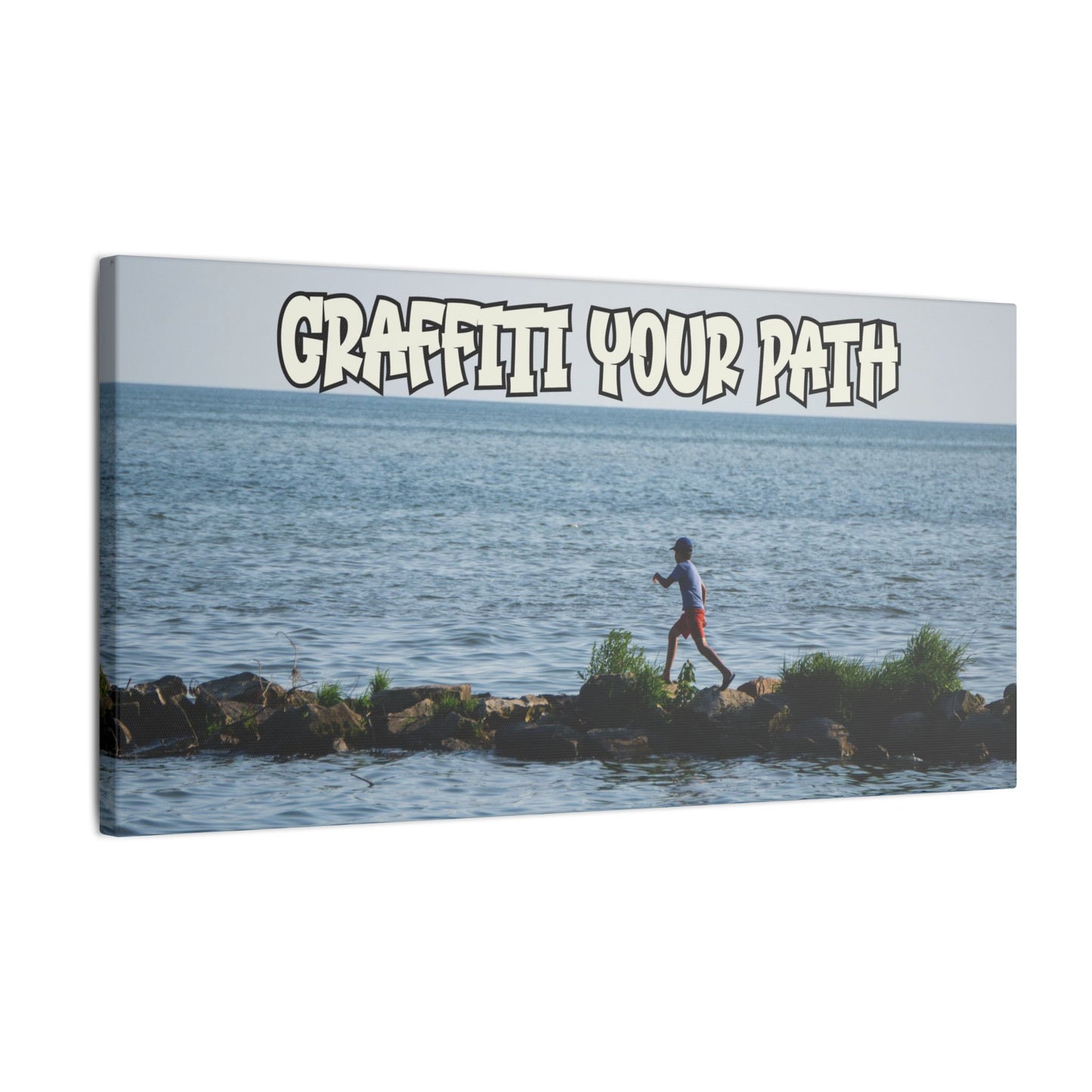 Graffiti Your Path - World Graffiti Matte Canvas, Stretched