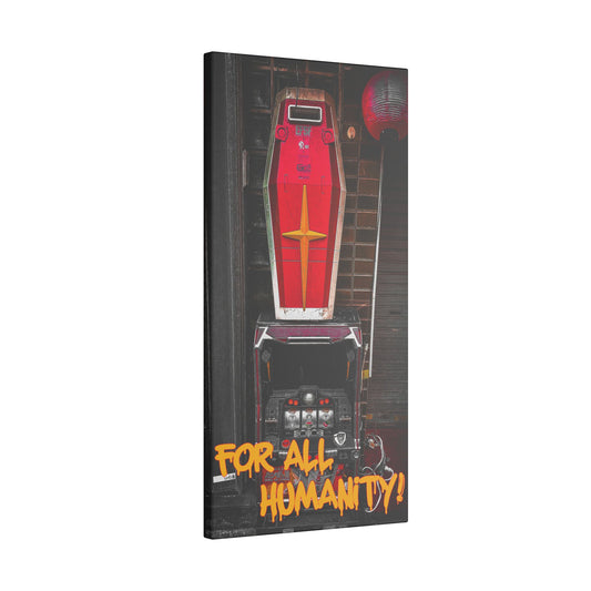 For All Humanity! Graffiti Matte Canvas, Stretched