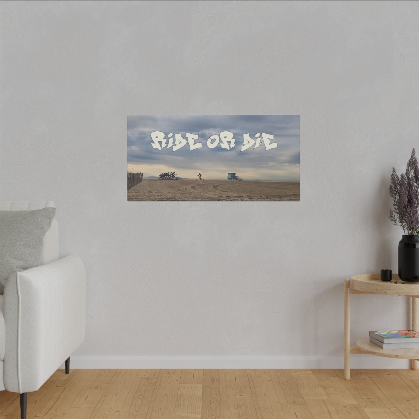 Ride or Die? World Graffiti Matte Canvas, Stretched