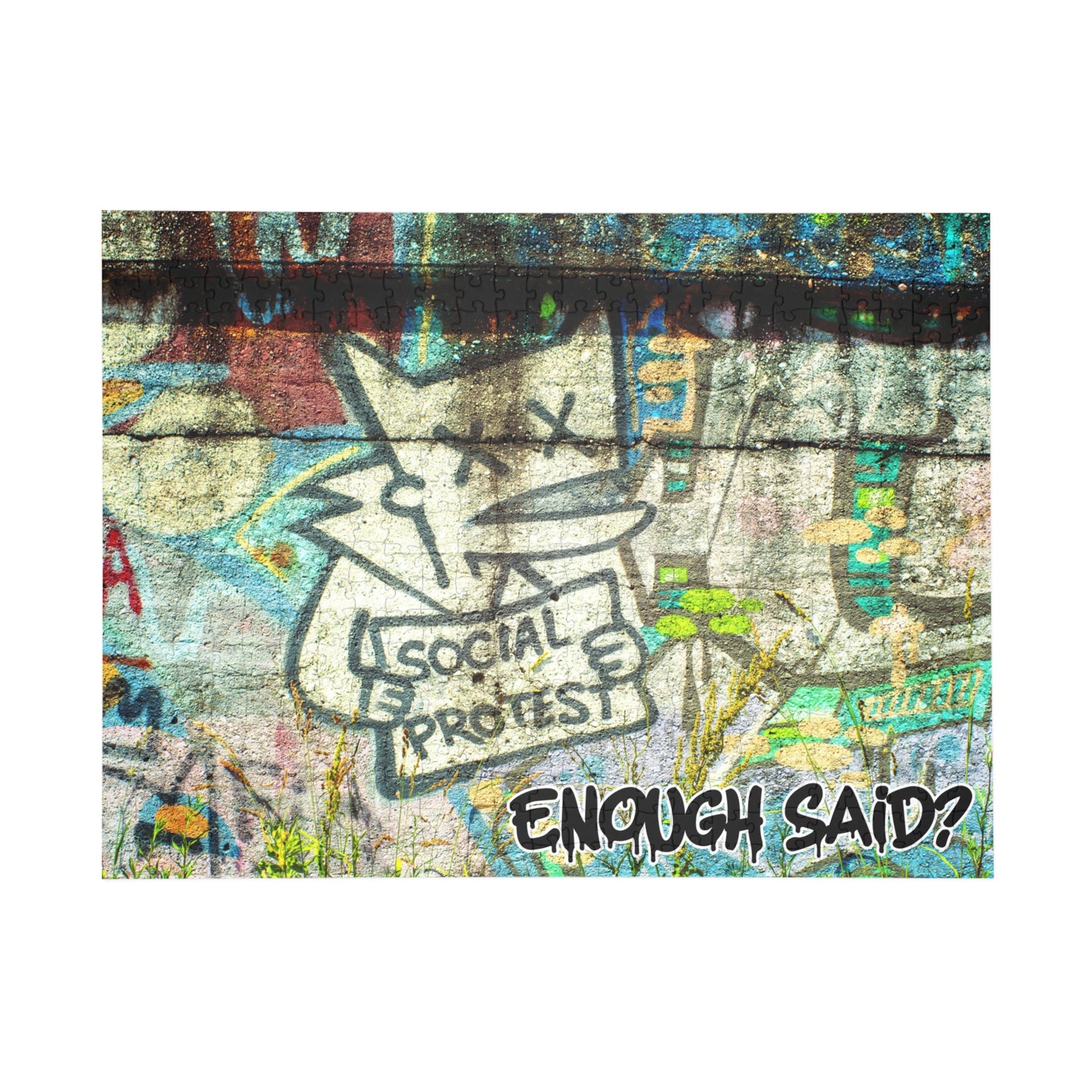 Enough Said! Detroit Graffiti Puzzle (500, 1000-Piece)