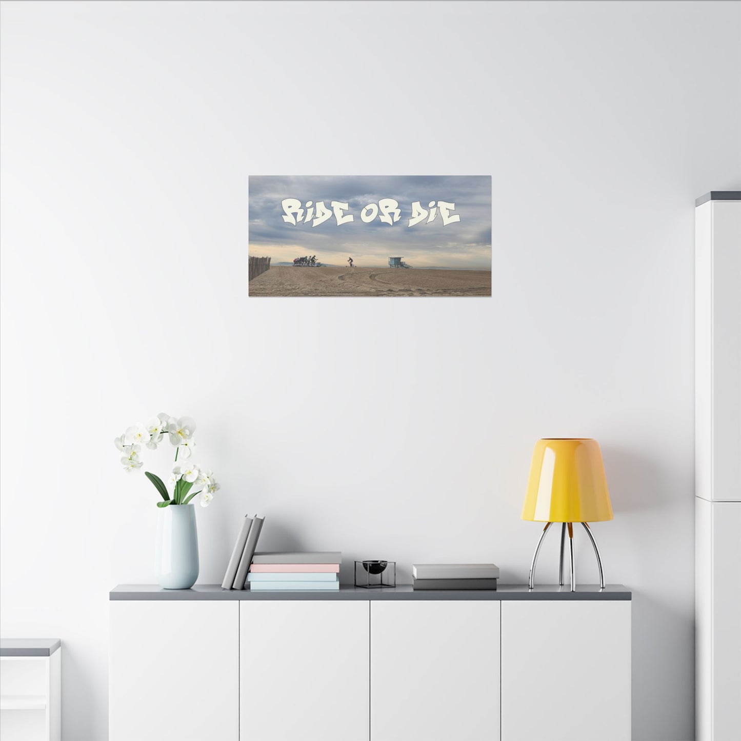 Ride or Die? World Graffiti Matte Canvas, Stretched