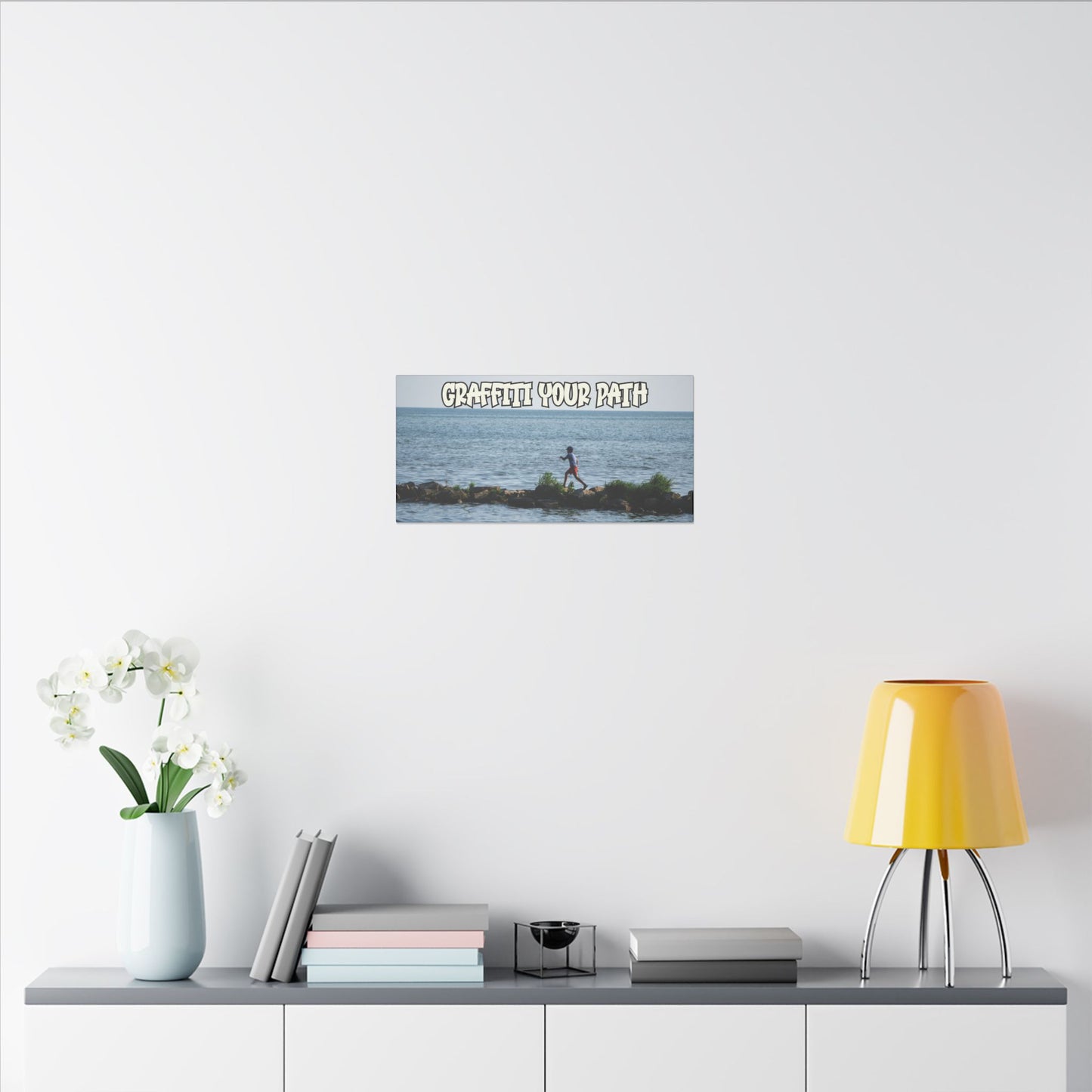 Graffiti Your Path - World Graffiti Matte Canvas, Stretched
