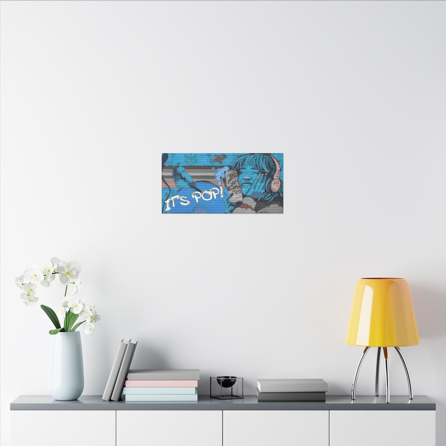 It's Pop! Graffiti Matte Canvas, Stretched