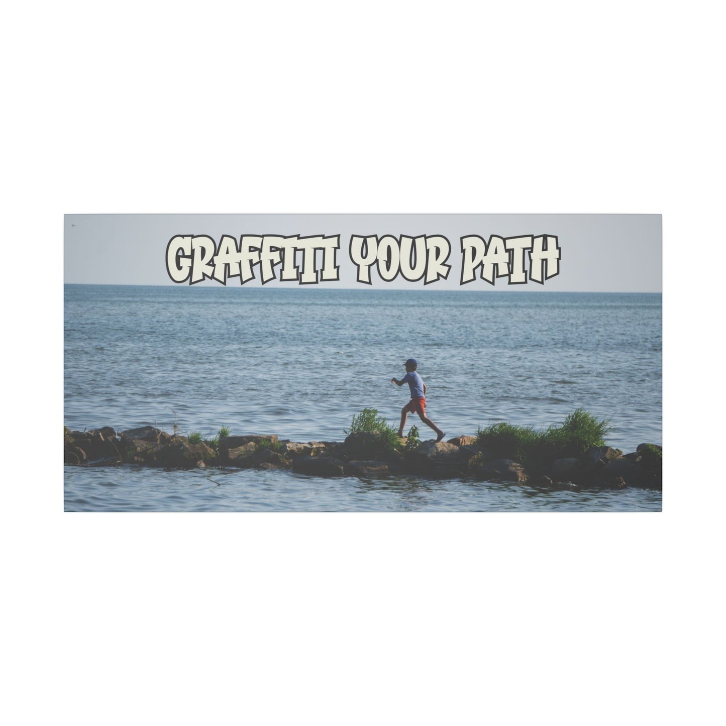Graffiti Your Path - World Graffiti Matte Canvas, Stretched