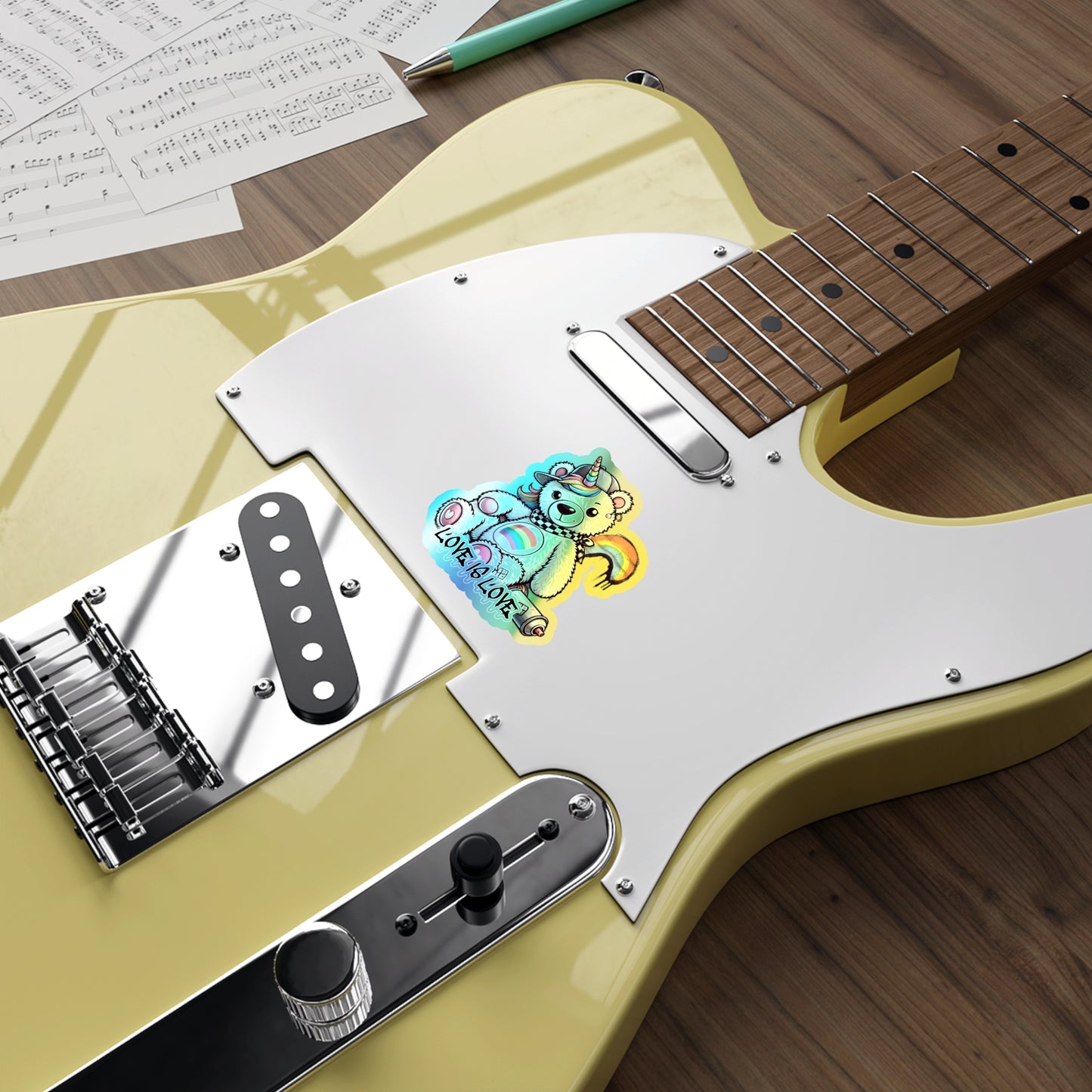Graffiti Guardians Colorsplash Holographic Die-cut Stickers