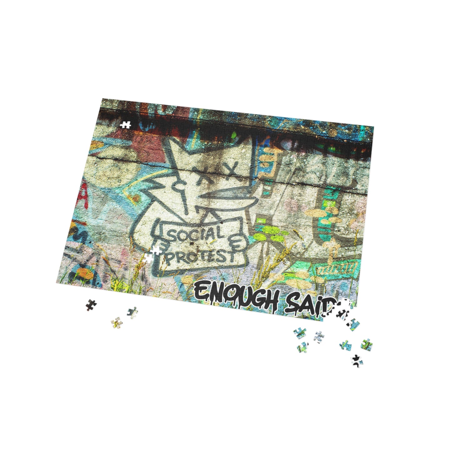 Enough Said! Detroit Graffiti Puzzle (500, 1000-Piece)