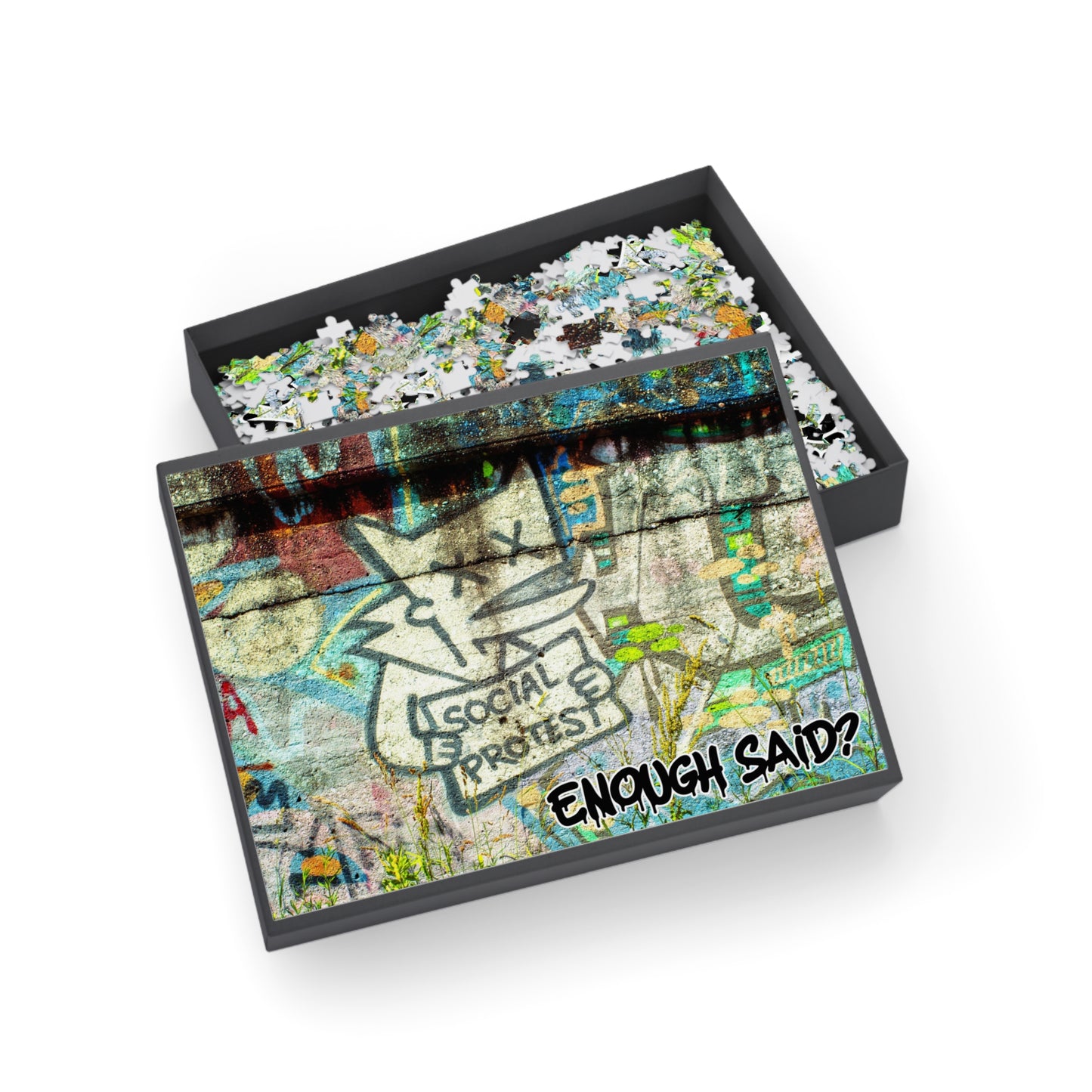 Enough Said! Detroit Graffiti Puzzle (500, 1000-Piece)