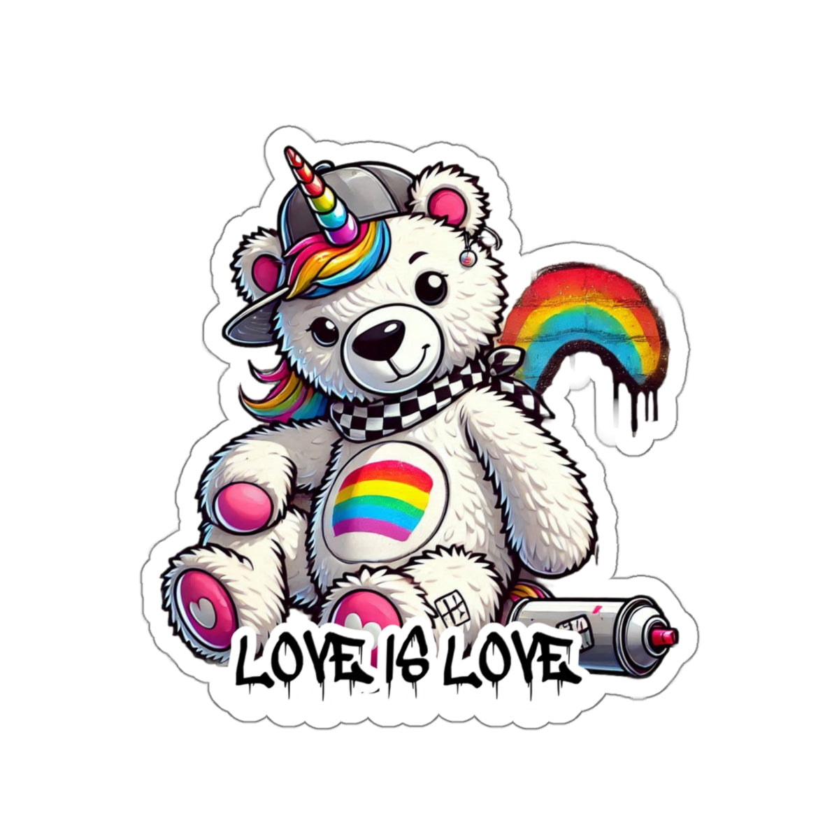 Graffiti Guardians Colorsplash Die-Cut Stickers