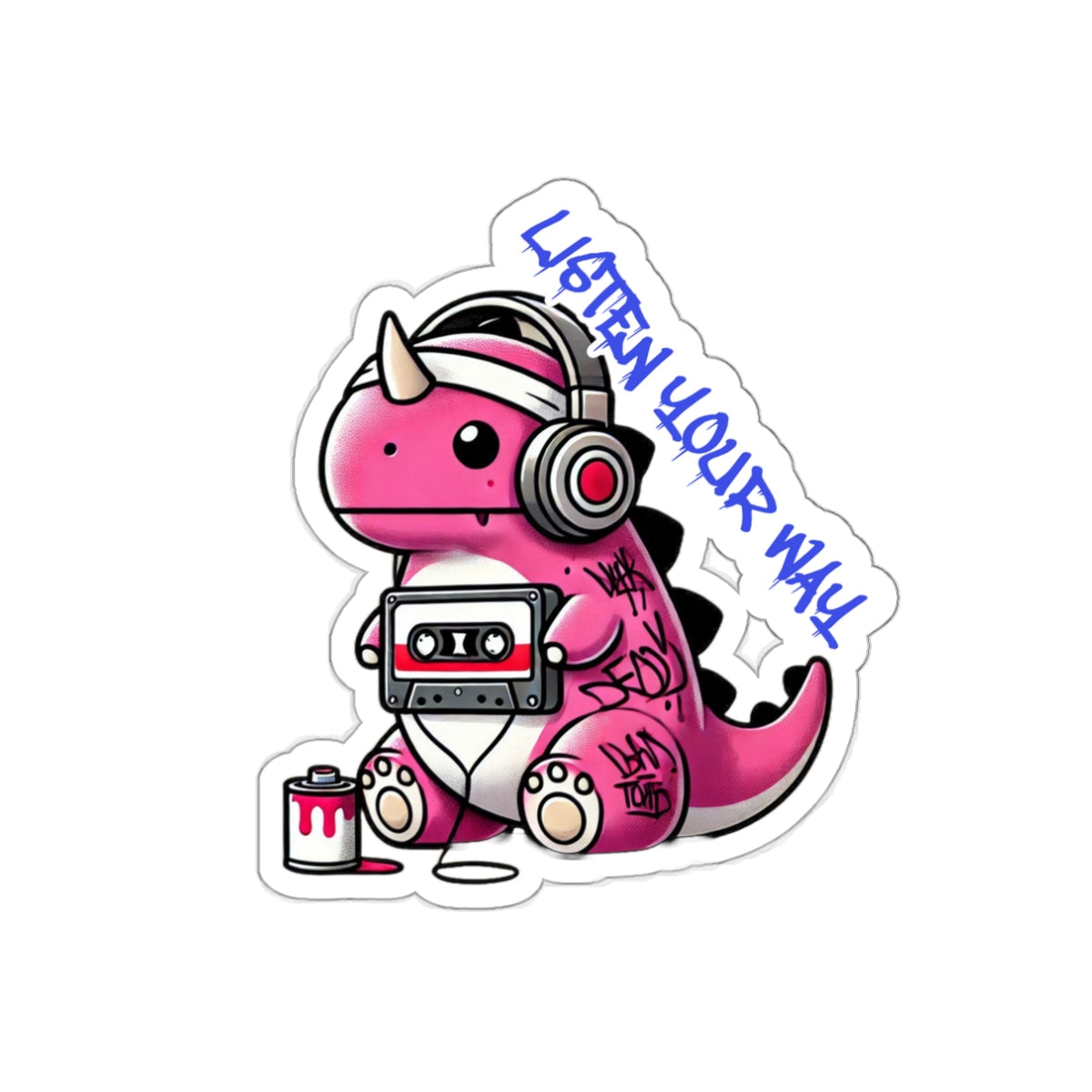 Graffiti Guardians RetroEcho Die-Cut Stickers