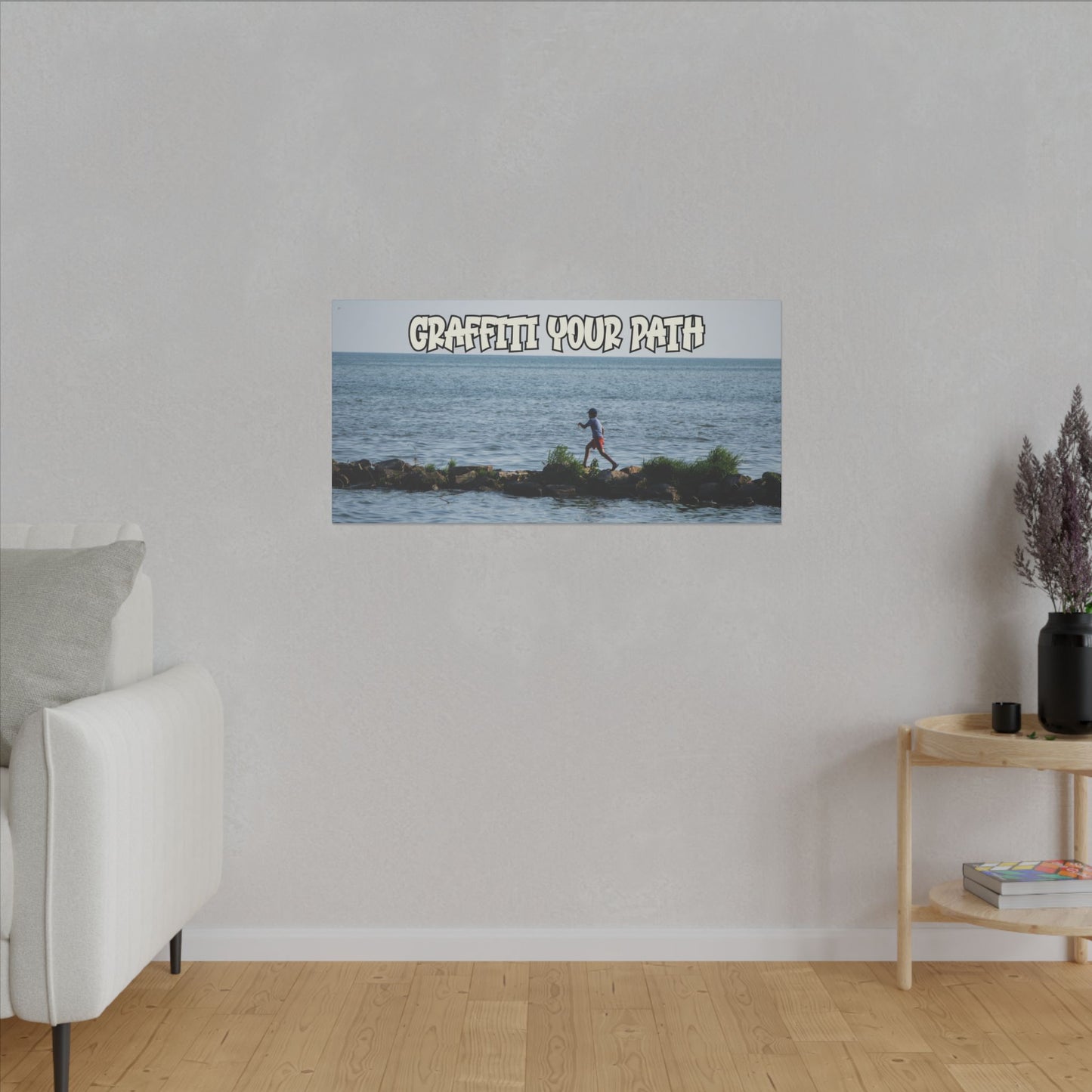 Graffiti Your Path - World Graffiti Matte Canvas, Stretched