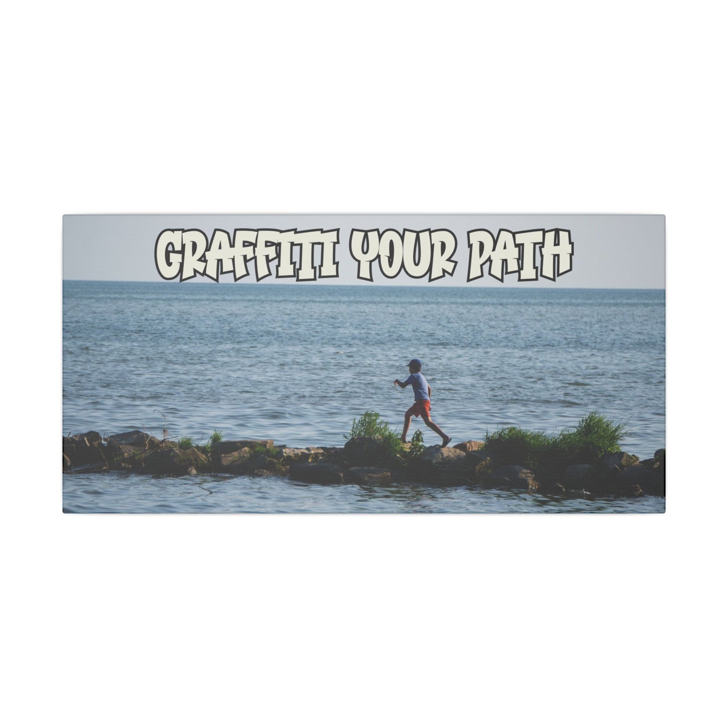 Graffiti Your Path - World Graffiti Matte Canvas, Stretched