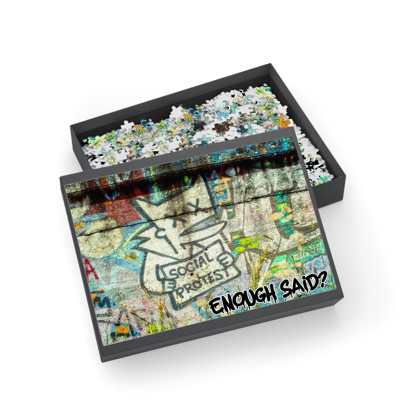 Enough Said! Detroit Graffiti Puzzle (500, 1000-Piece)