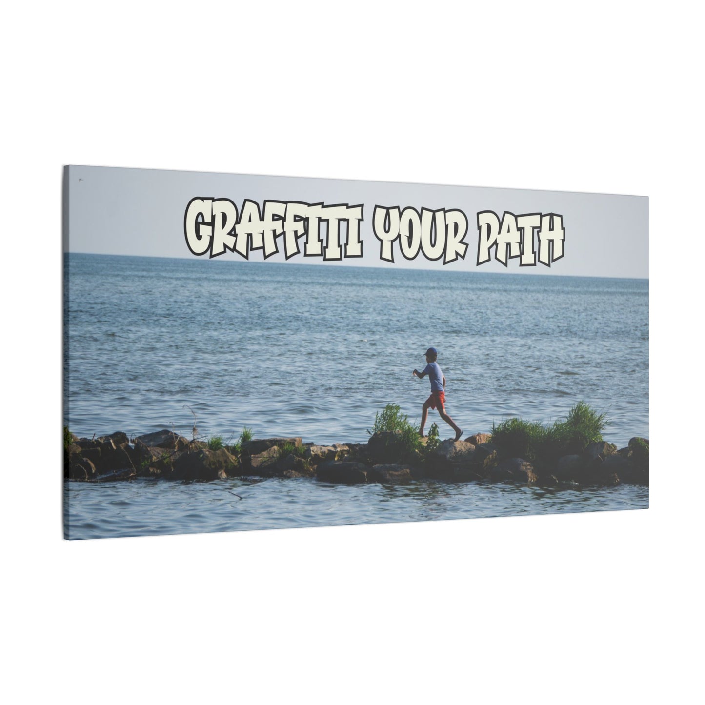 Graffiti Your Path - World Graffiti Matte Canvas, Stretched